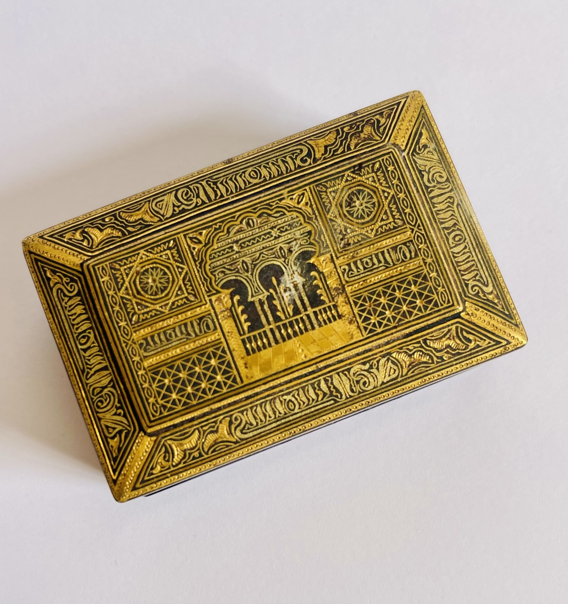 Gold-damasquined Box 